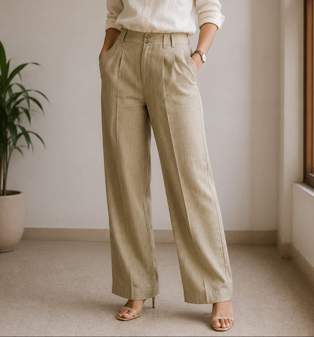 Italian Pure Linen - Front view